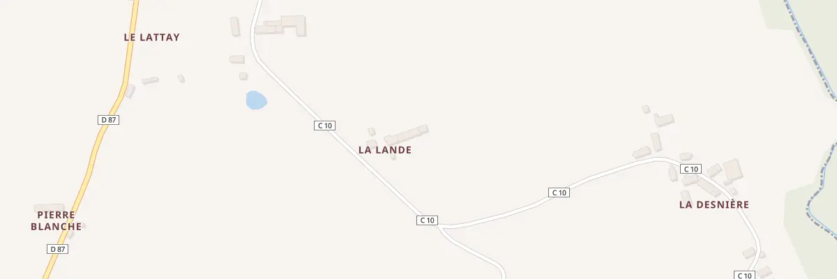 Plan du 5013 La Lande à Broualan