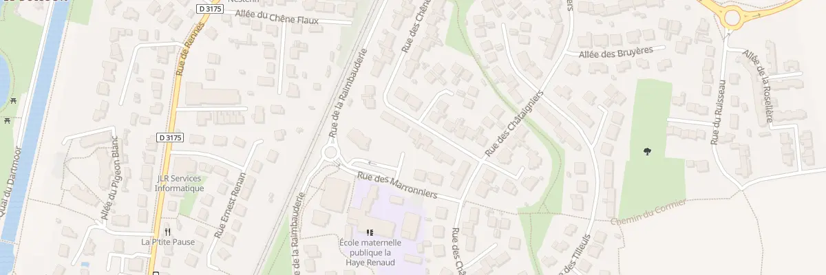 Plan du 38 Rue des Chênes à Betton