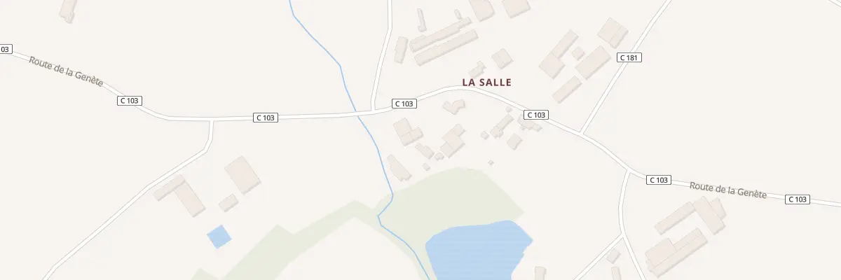 Plan du 13 La Salle à Aizenay