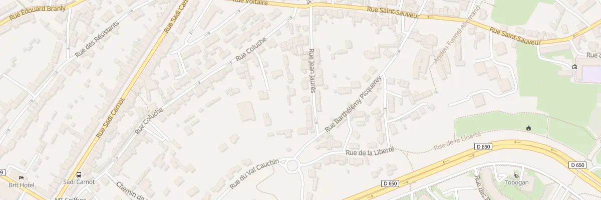 Plan du 28 Rue Jean Jaurès Octeville à Cherbourg-en-Cotentin