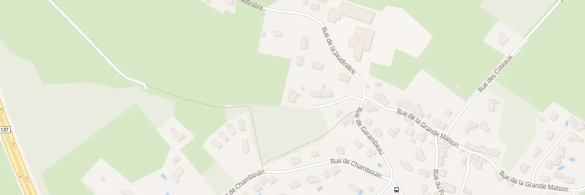 Plan du 2 Rue de garambeau à Treillières