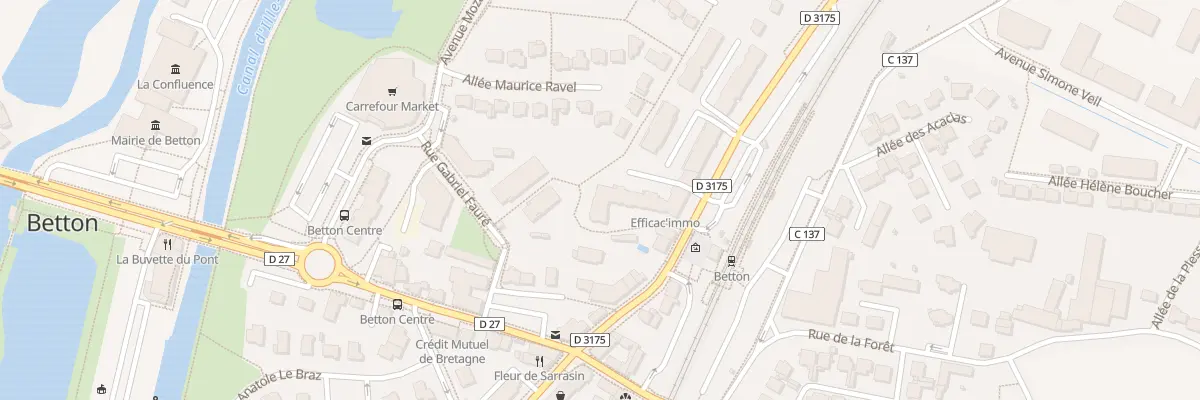 Plan du 15C Rue du Mont Saint-Michel à Betton