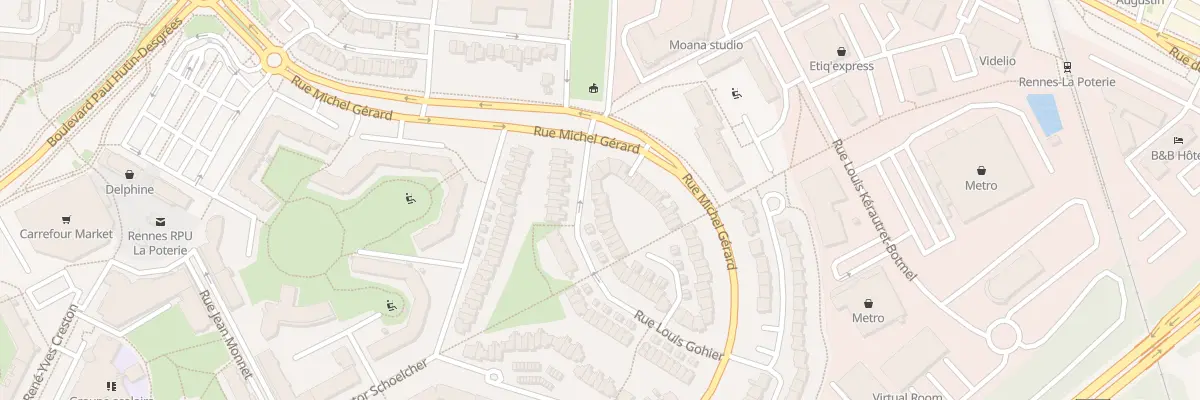 Plan du 7 Rue Louis Gohier à Rennes