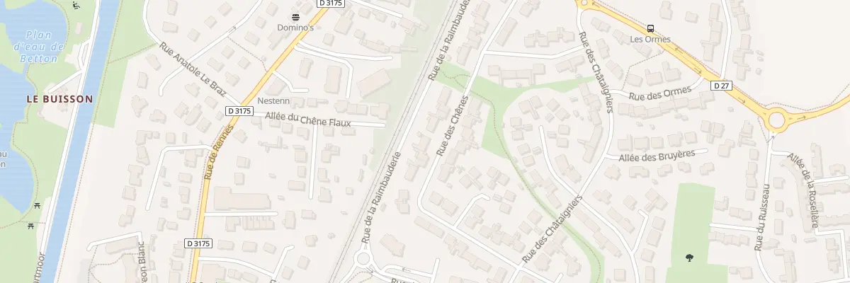 Plan du 22 Rue des Chênes à Betton