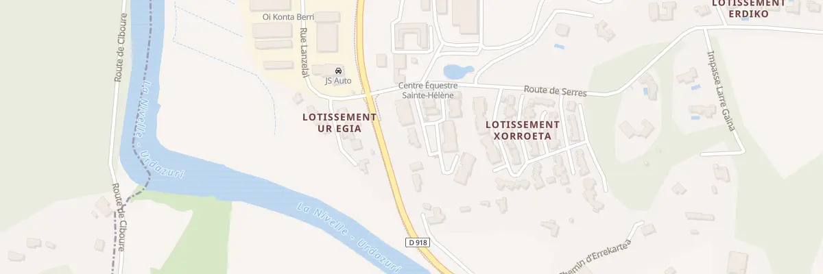 Plan du 72 Che Xorroetaberria à Bidache