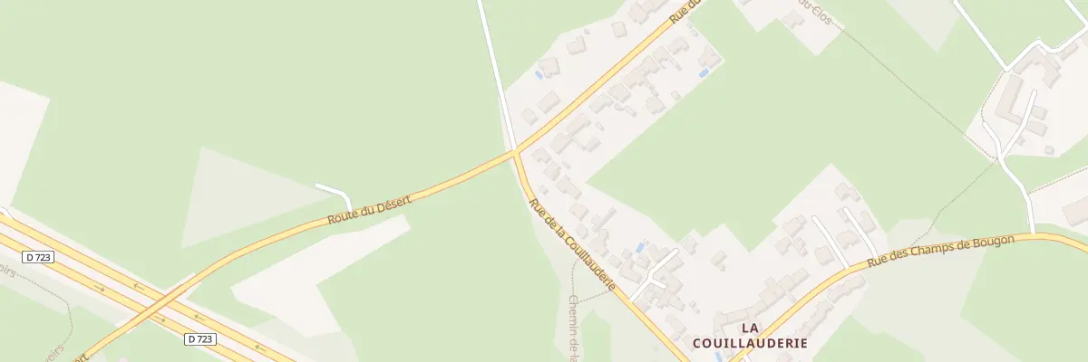 Plan du 2 Rue de la Couillauderie à Bouguenais