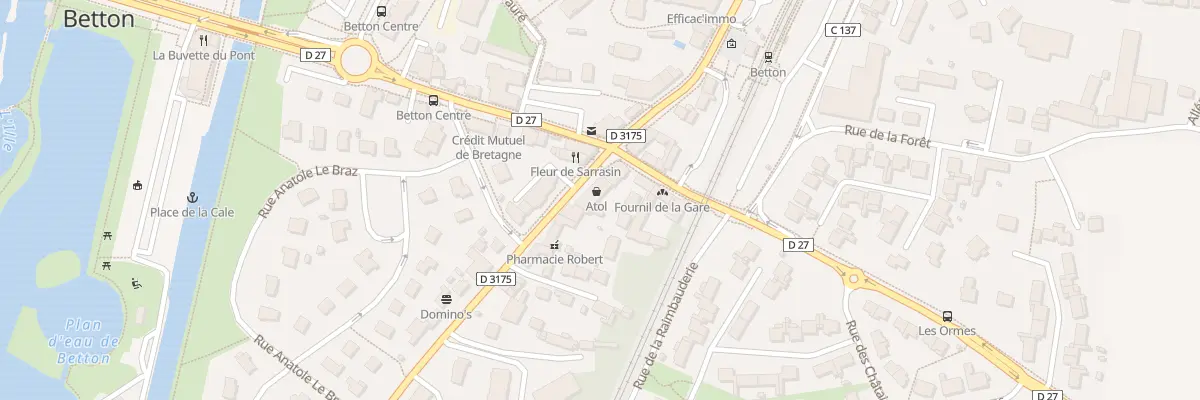 Plan du 5 Rue de Rennes à Betton
