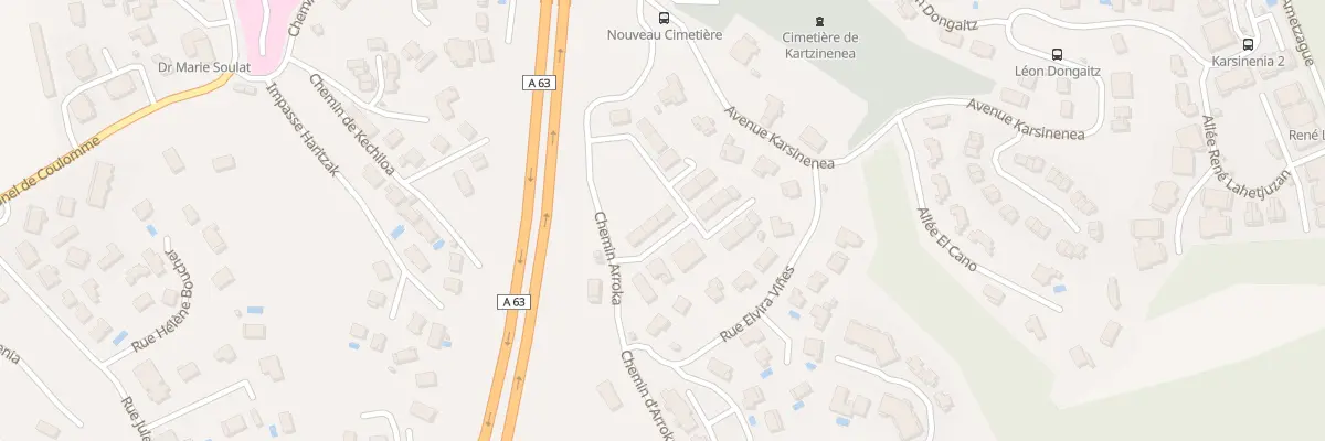 Plan du 6 All Karzingo Borda à Saint-Jean-de-Luz