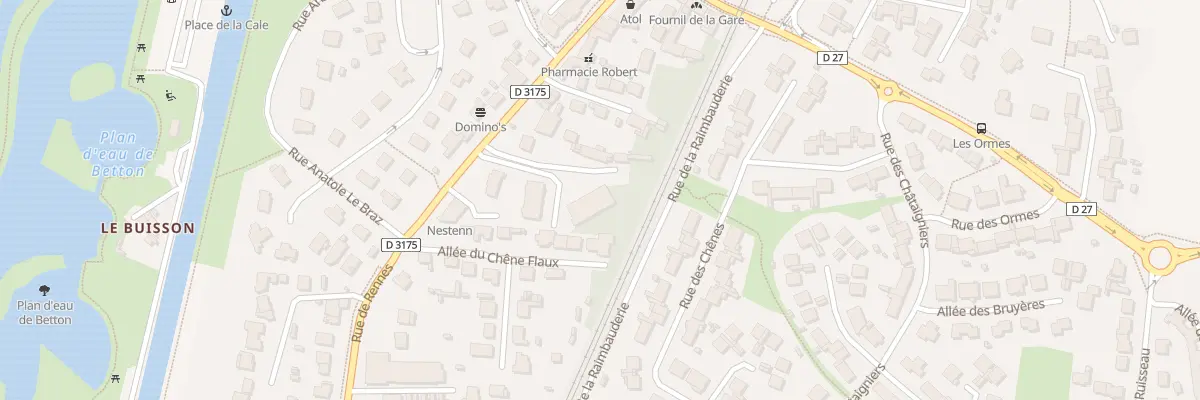 Plan du 21 Rue de Rennes à Betton