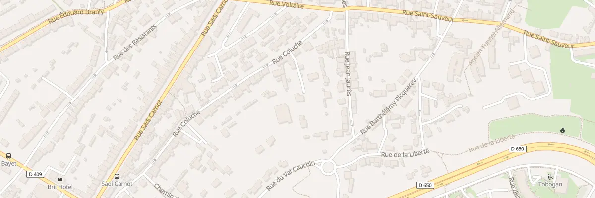 Plan du 13B Rue Coluche à Cherbourg-en-Cotentin