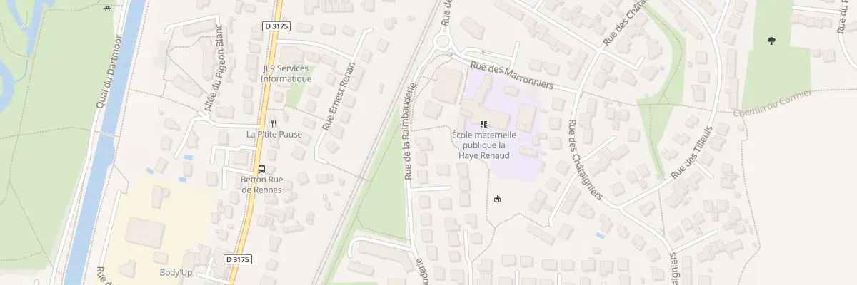 Plan du 1 Rue de la Raimbauderie à Betton