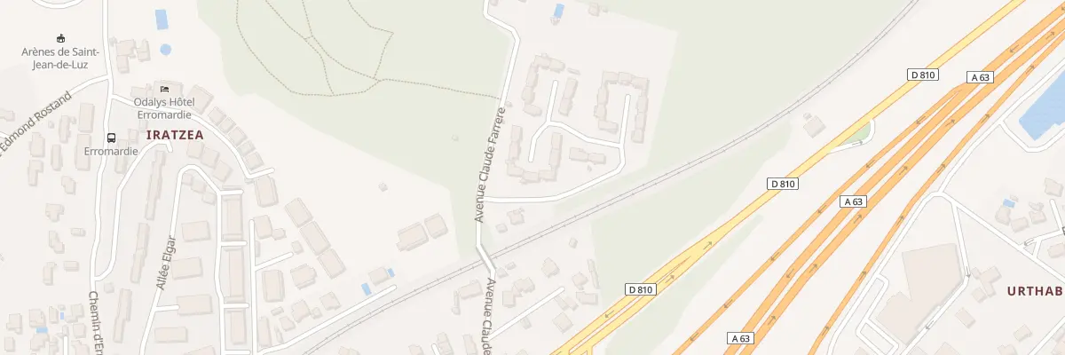 Plan du 6 All Dante Antonini à Saint-Jean-de-Luz