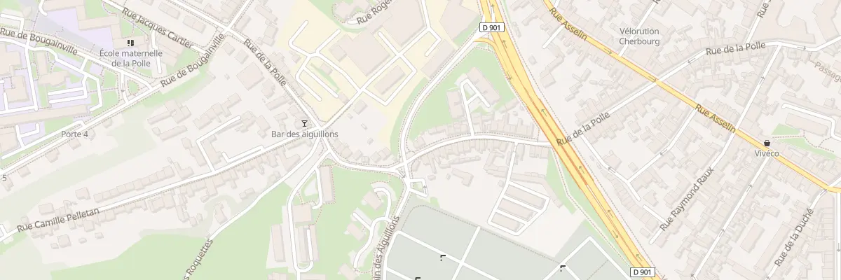 Plan du 90 Rue de la Polle à Cherbourg-en-Cotentin