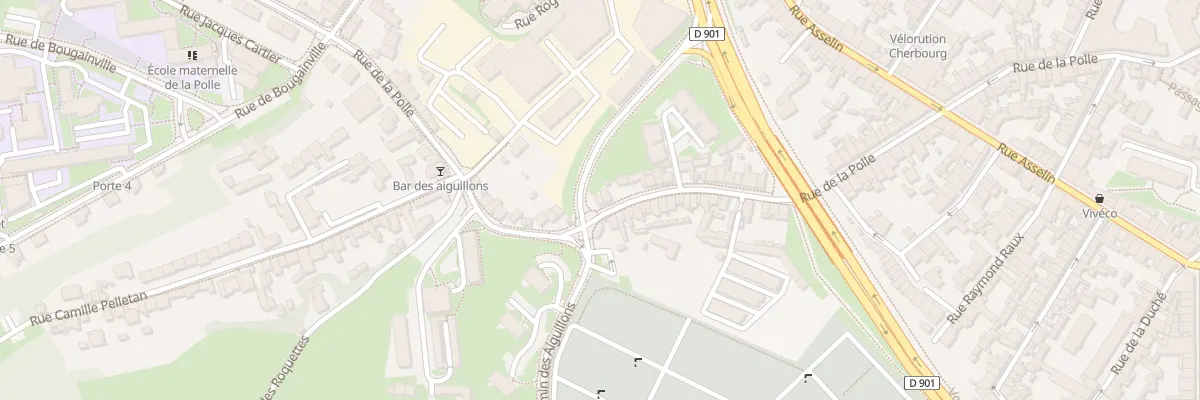 Plan du 92 Rue de la Polle à Cherbourg-en-Cotentin
