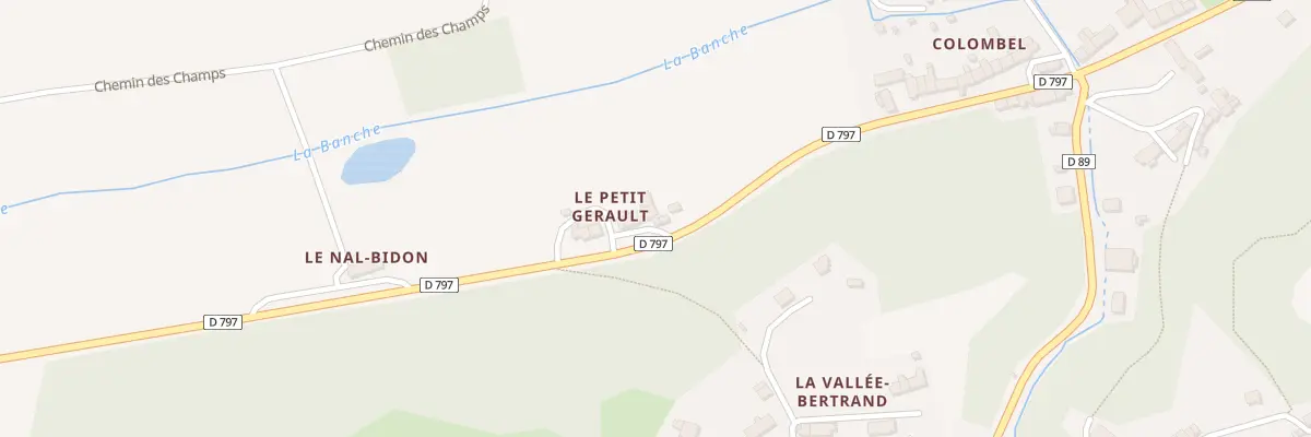 Plan du 5014 Le Petit Gerault à Saint-Marcan