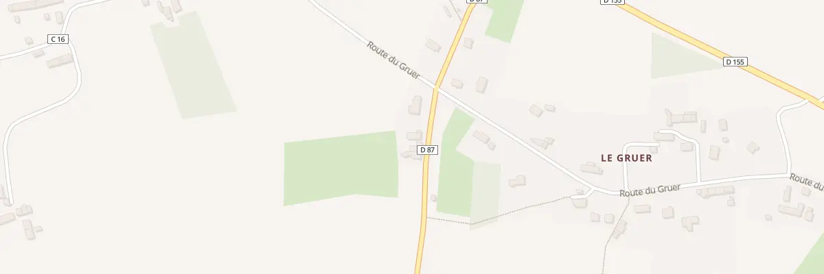 Plan du 5187 Le Gruer à La Boussac