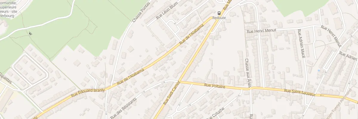 Plan du 9001 Rue l’Alabama à Cherbourg-en-Cotentin