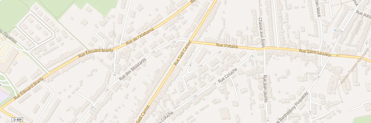 Plan du 41 Rue Sadi Carnot à Cherbourg-en-Cotentin
