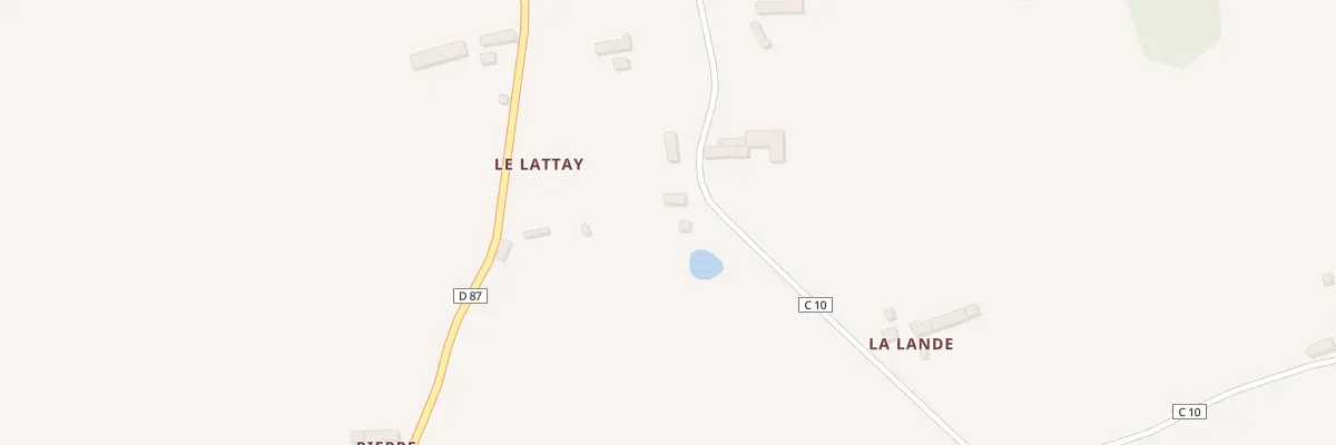 Plan du 5010 Le Latay à Broualan
