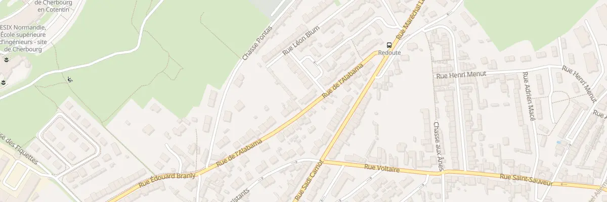Plan du 12 Rue l’Alabama à Cherbourg-en-Cotentin