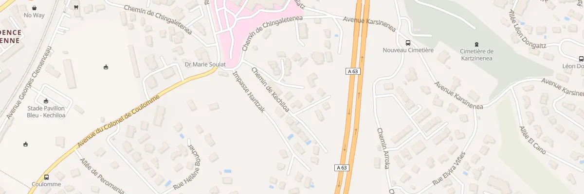 Plan du 6 Che Gaineko Landa à Saint-Jean-de-Luz