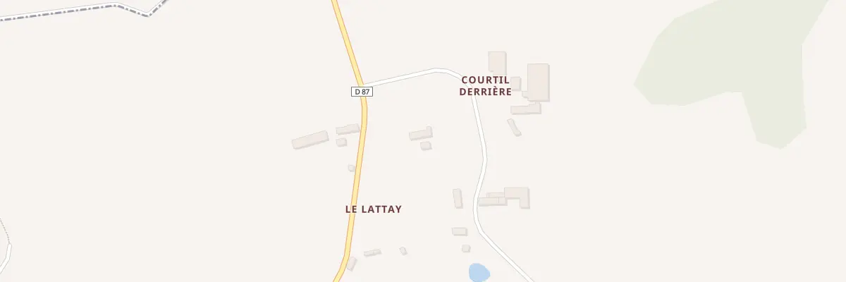 Plan du 5008 Le Latay à Broualan