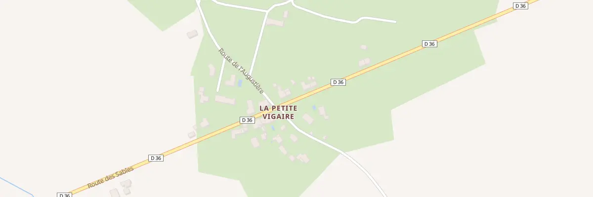 Plan du 1720 Rte des Sables à Grosbreuil