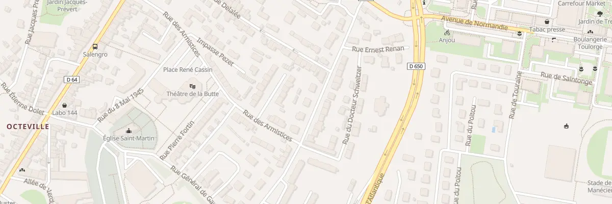 Plan du 120 Rue Waldeck Rousseau Octeville à Cherbourg-en-Cotentin
