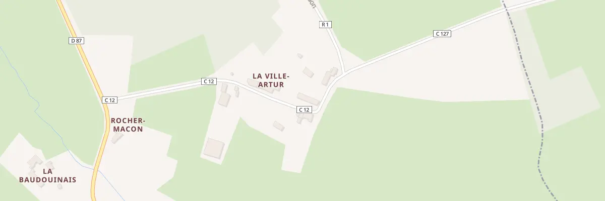 Plan du 5 Ville Artur à Saint-Broladre