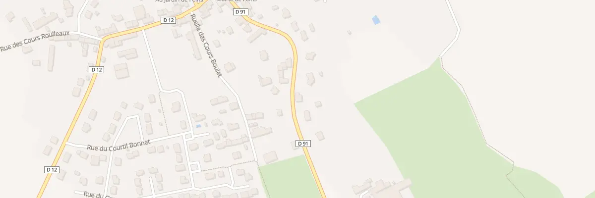 Plan du 15 Rue d’Aubigné à Feins