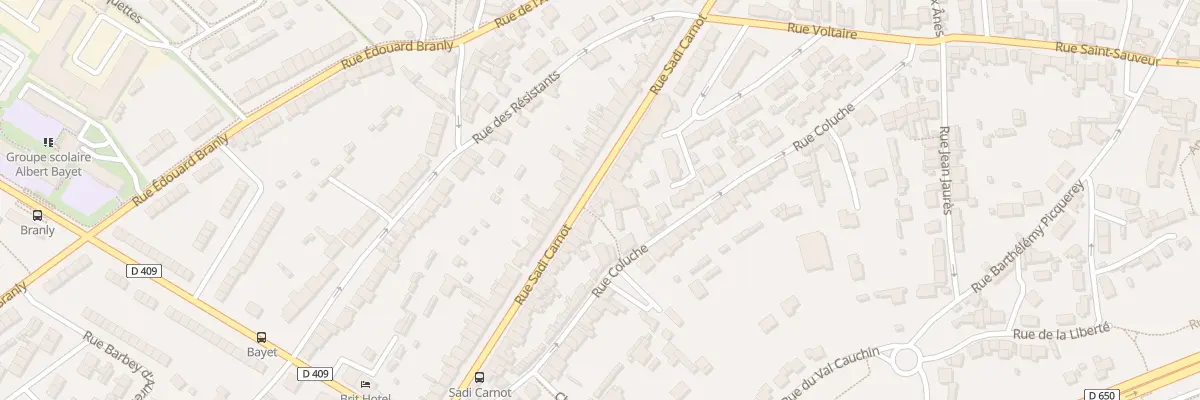 Plan du 65 Rue Sadi Carnot à Cherbourg-en-Cotentin