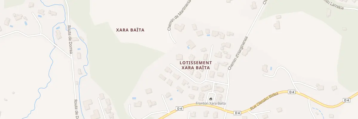 Plan du 21 Rue Xara Baita à Ascain