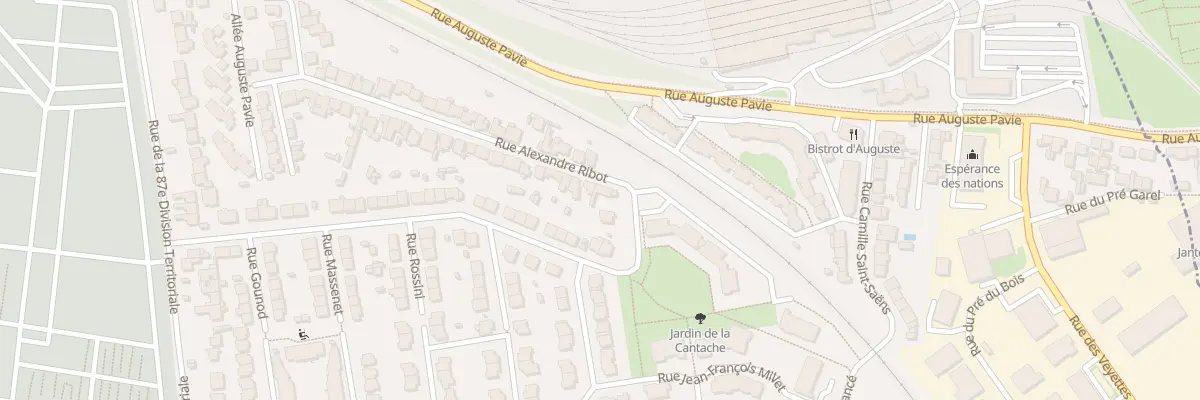 Plan du 52 Rue Alexandre Ribot à Rennes