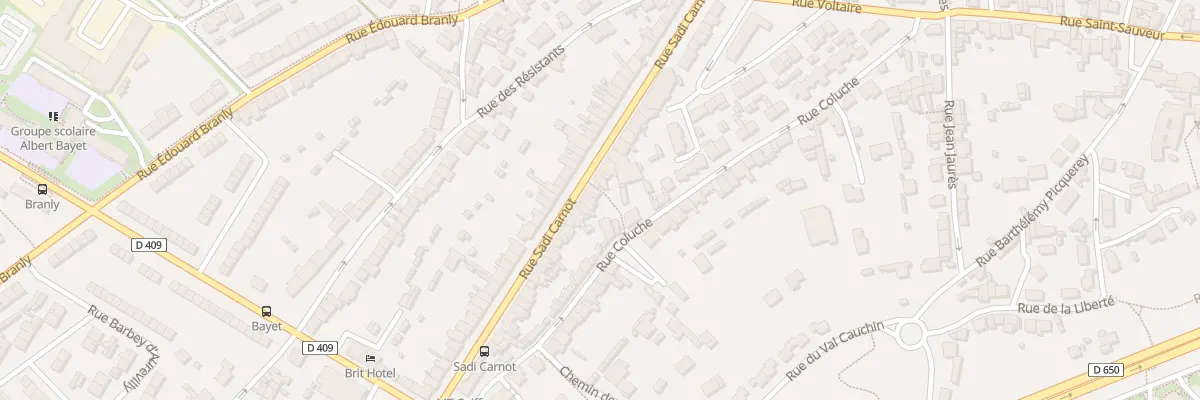 Plan du 69 Rue Sadi Carnot à Cherbourg-en-Cotentin