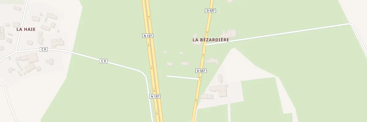 Plan du 6308 La Bezardiere à Héric