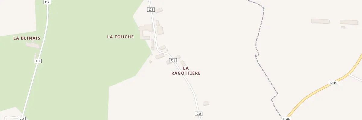 Plan du 4 La Touche à Mouais