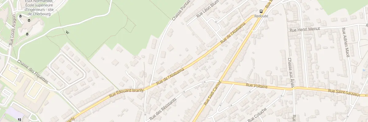 Plan du 26 Rue l’Alabama à Cherbourg-en-Cotentin
