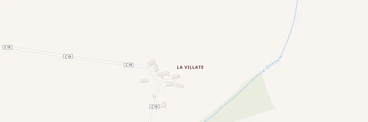 Plan du 5000 La Villate à Cuguen