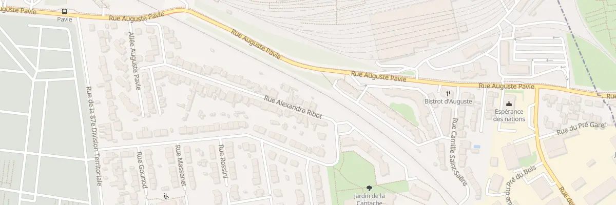 Plan du 43 Rue Alexandre Ribot à Rennes