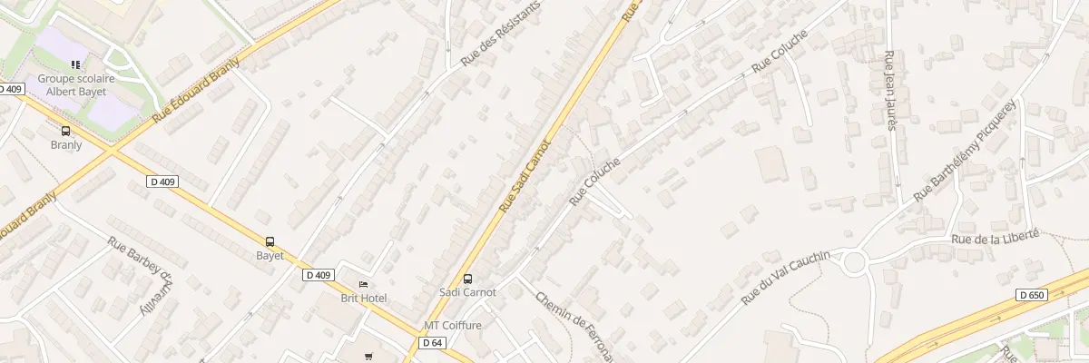 Plan du 81 Rue Sadi Carnot à Cherbourg-en-Cotentin