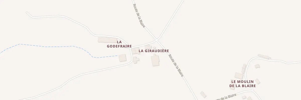 Plan du 2243 Rte de la Blaire à Grosbreuil