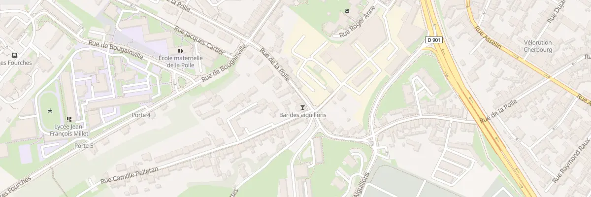 Plan du 163 Rue de la Polle à Cherbourg-en-Cotentin