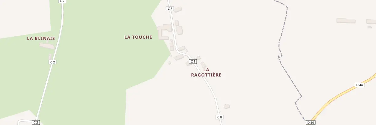 Plan du 1 La Touche à Mouais