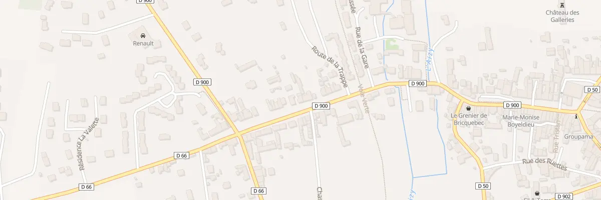 Plan du 12 Rue Pierre Marie - Bricquebec à Bricquebec-en-Cotentin