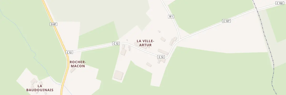 Plan du 3 Ville Artur à Saint-Broladre