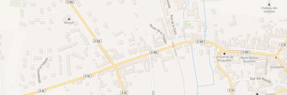 Plan du 12B Rue Pierre Marie - Bricquebec à Bricquebec-en-Cotentin