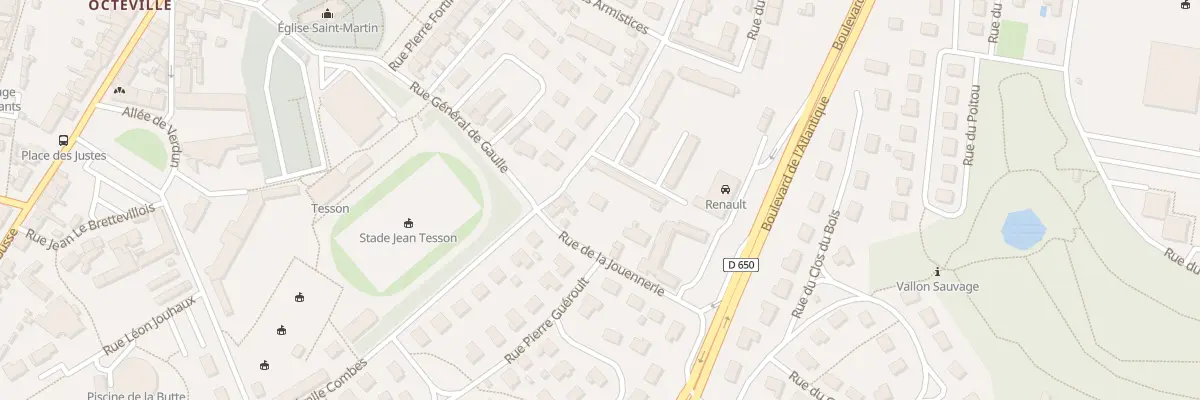 Plan du 1 Rue de la Jouennerie Octeville à Cherbourg-en-Cotentin