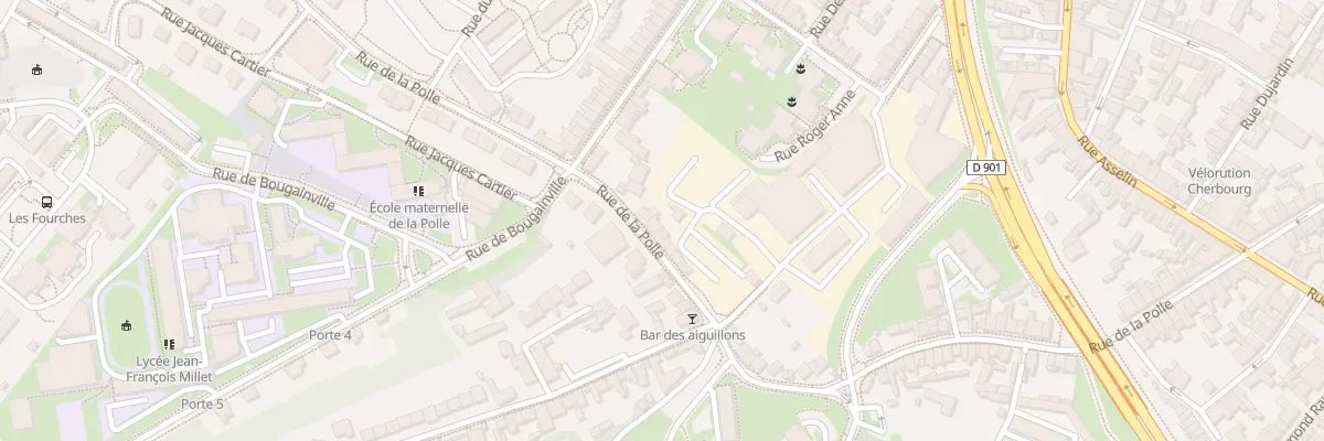 Plan du 126 Rue de la Polle à Cherbourg-en-Cotentin
