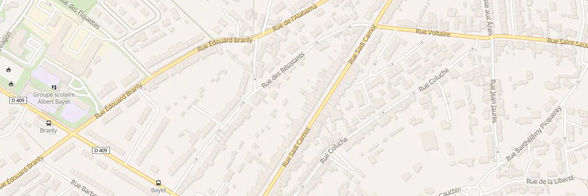 Plan du 80 Rue Sadi Carnot à Cherbourg-en-Cotentin