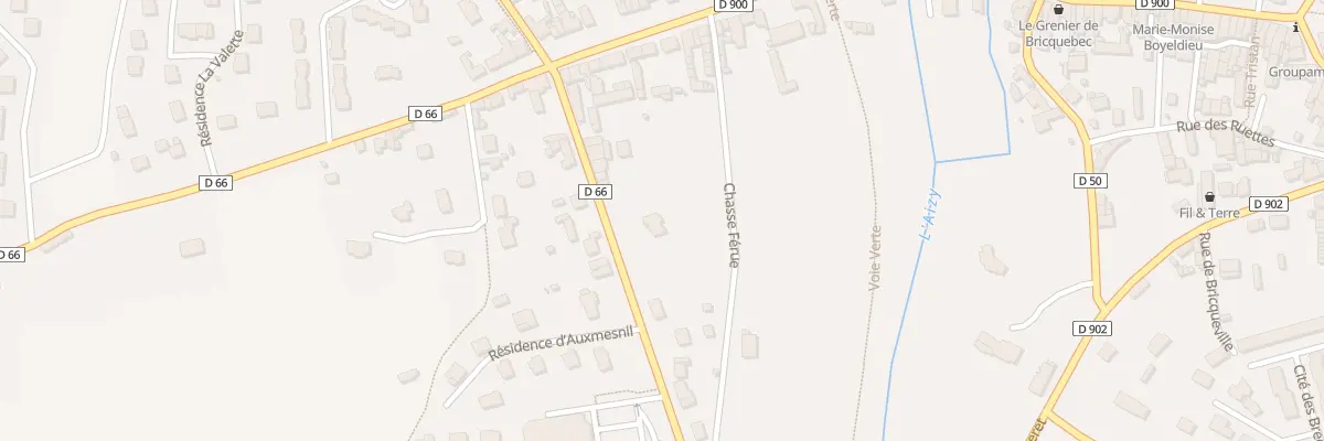 Plan du 113 Rue Bitouze d’Auxmesnil Bricqu à Bricquebec-en-Cotentin